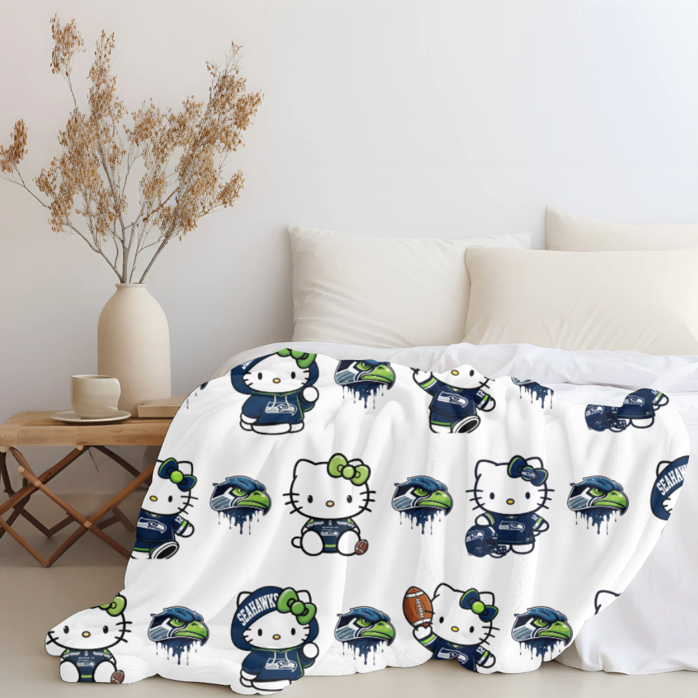 Seattle Seahawks x HK Plush Blanket