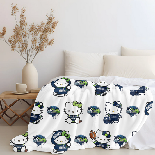Seattle Seahawks x HK Plush Blanket