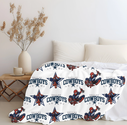 Cowboy x Spidey Plush Blanket