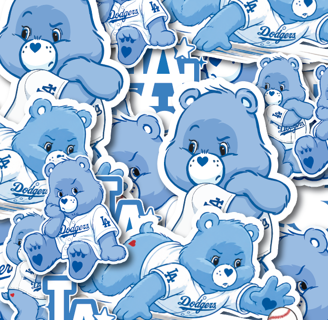 Care Bear Dodgers - Sticker Set