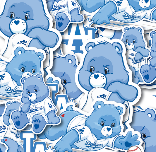 Care Bear Dodgers - Sticker Set