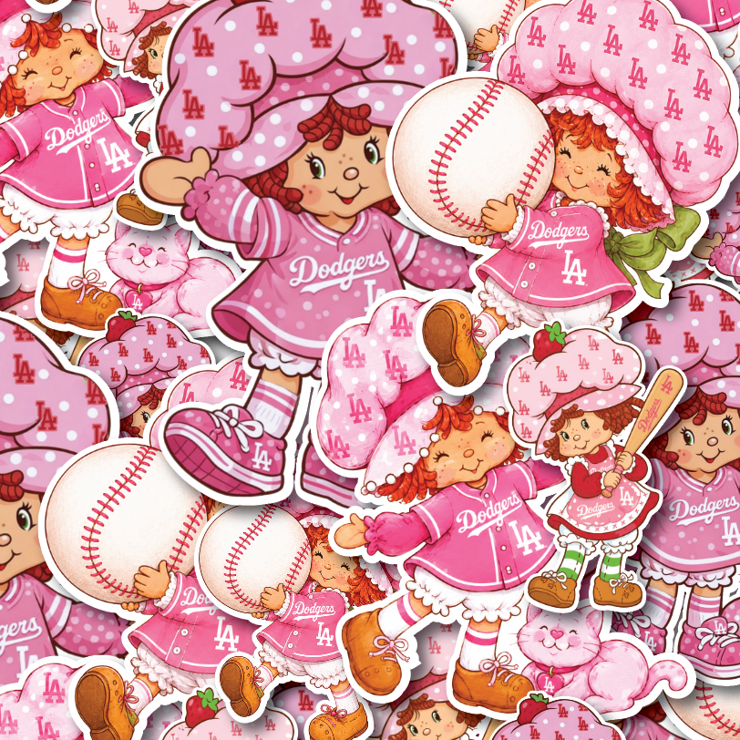 Strawberry Dodgers - Sticker Set
