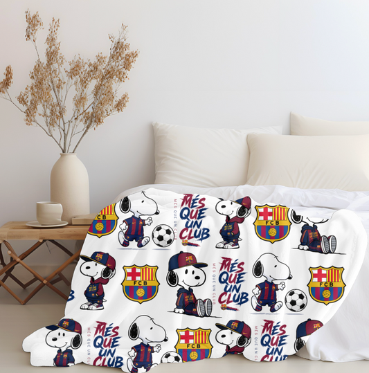 Snoopy x BARCA Plush blanket