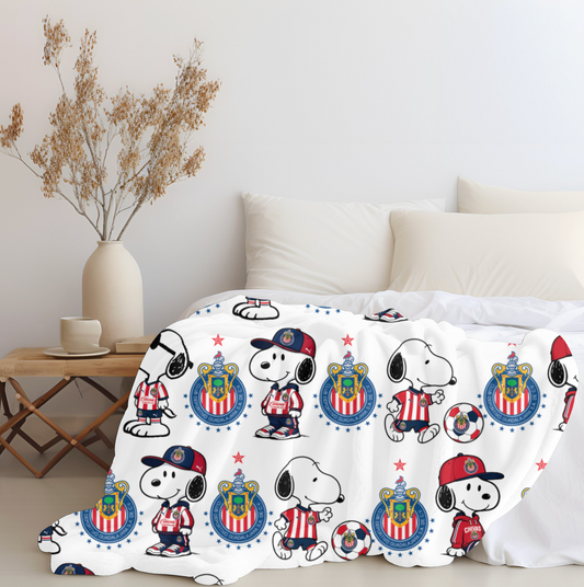 Snoopy x Chivas Plush blanket