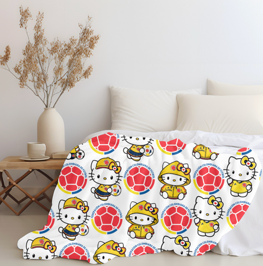 Hello Kitty x Colombia Plush Blanket