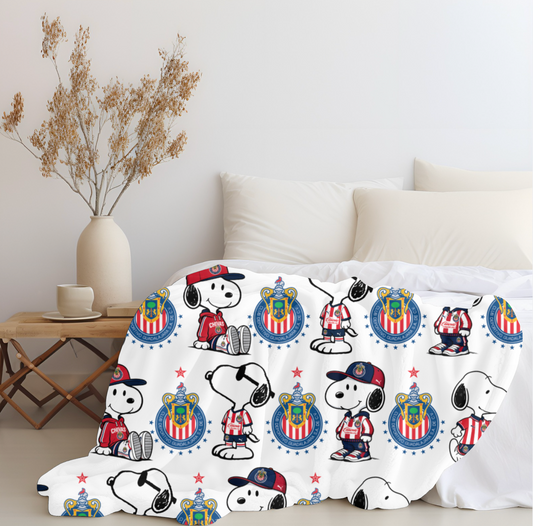 Snoopy x Chivas Plush Blanket