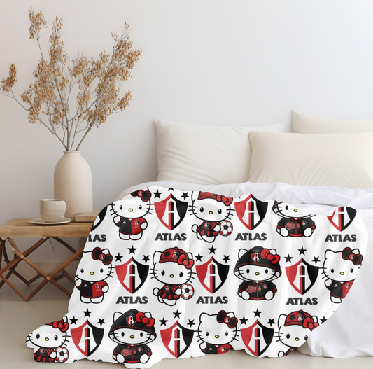 Hello Atlas Plush Blanket