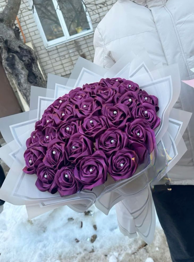 Classic Rose Eternal Rose Bouquet | Ramo Bichon Eterno