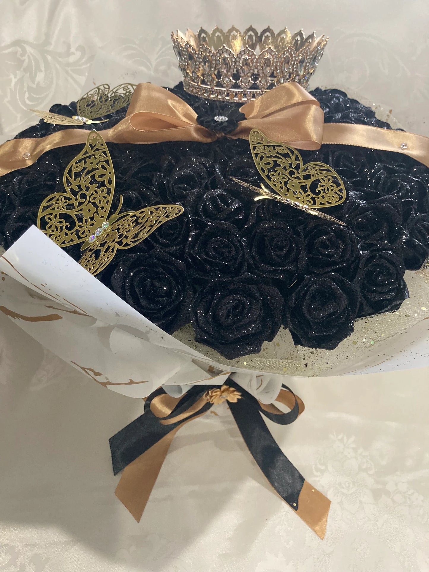 Classic Rose Eternal Rose Bouquet | Ramo Bichon Eterno