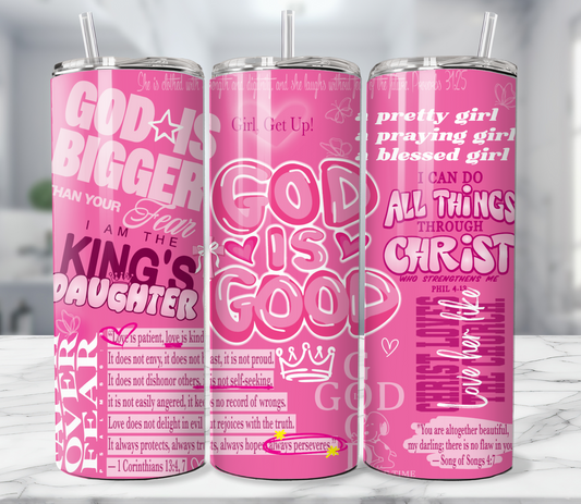 God is Good Tumbler Wrap | 20 oz Tumbler Wrap | Digital Download