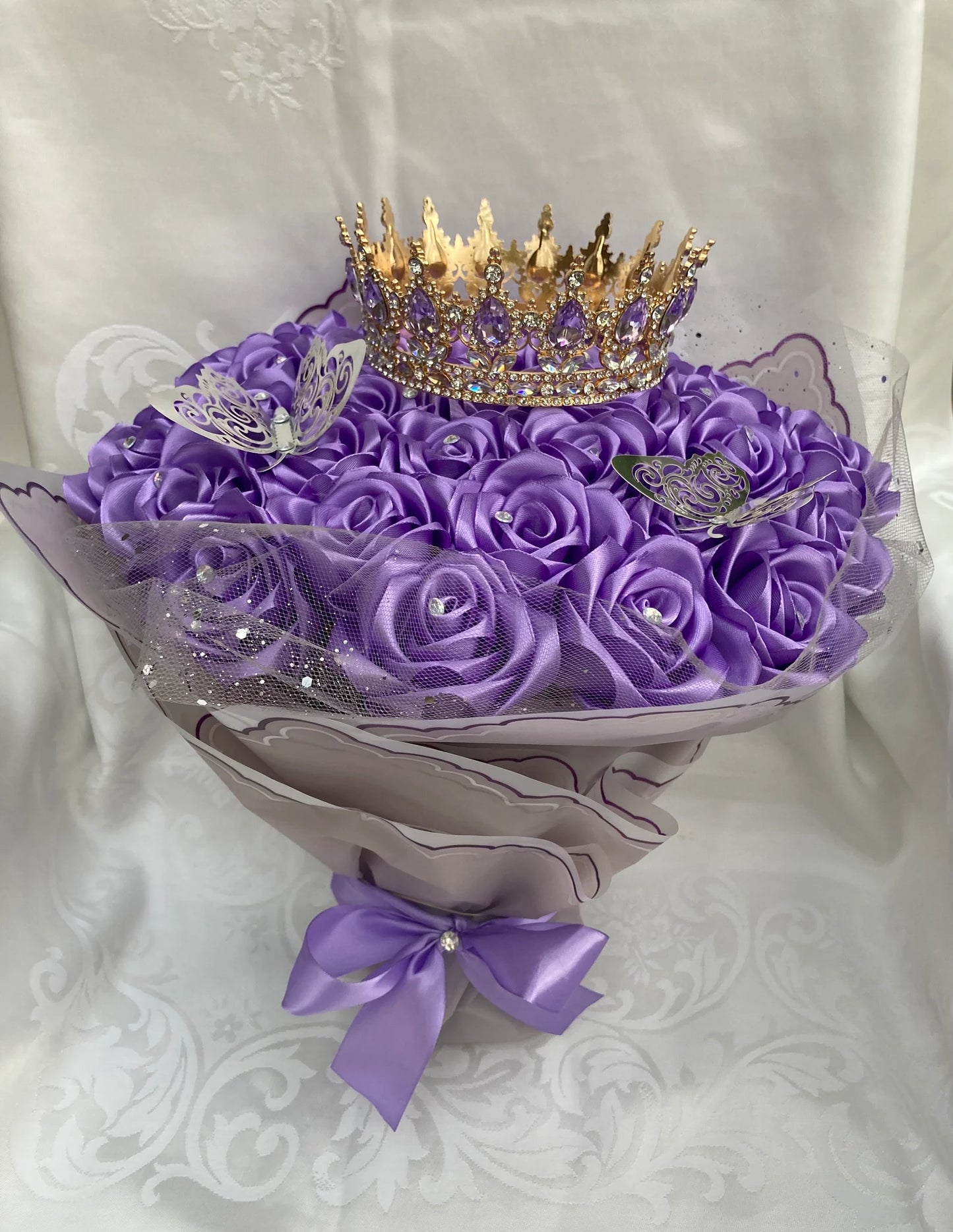 Classic Rose Eternal Rose Bouquet | Ramo Bichon Eterno
