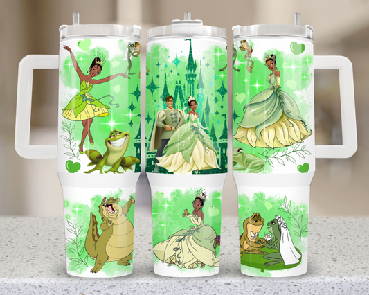 40 oz Tumbler Wrap: Princess Tiana | Digital Download